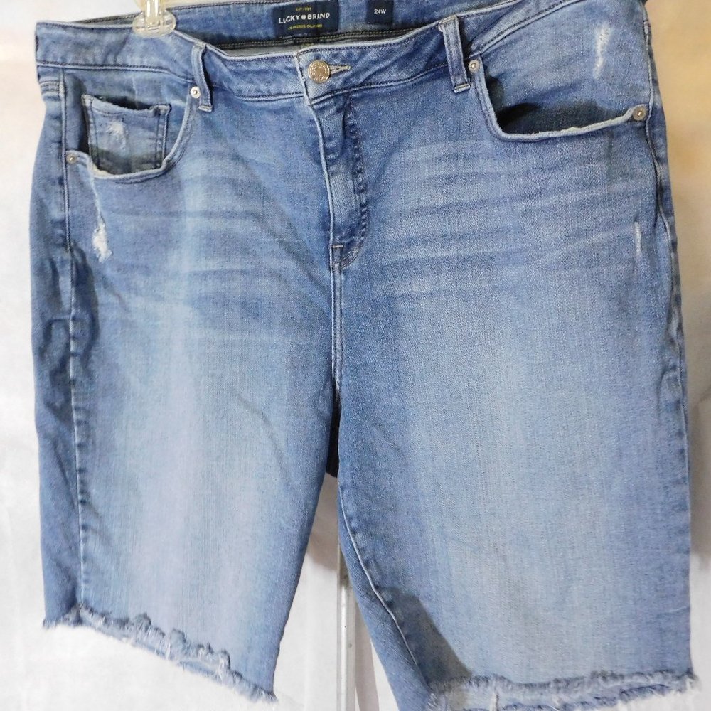 LuckyBrand Distressed Denim Shorts